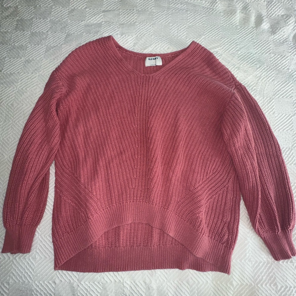 Old Navy Size Lg Pink Sweater